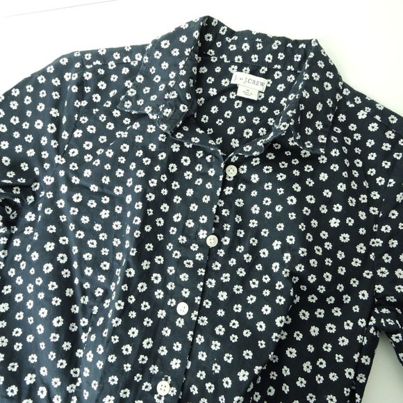 J Crew tie-waist shirtdress long sleeves - Picture 5 of 10